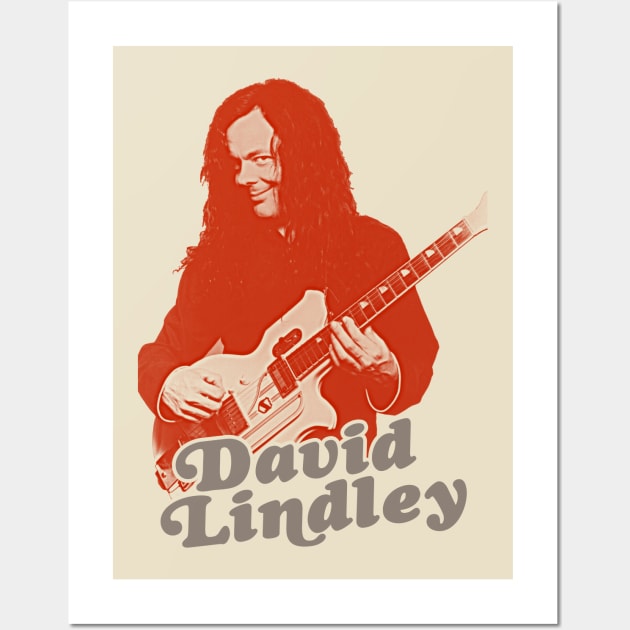 David Lindley // Rock Guitarist FanArt Wall Art by darklordpug